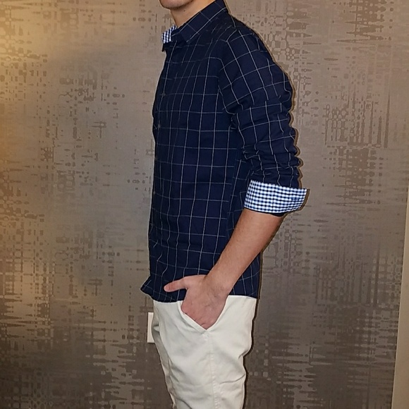 New Men's "Nashville" Plaid Long Sleeve Shirt - Picture 7 of 8